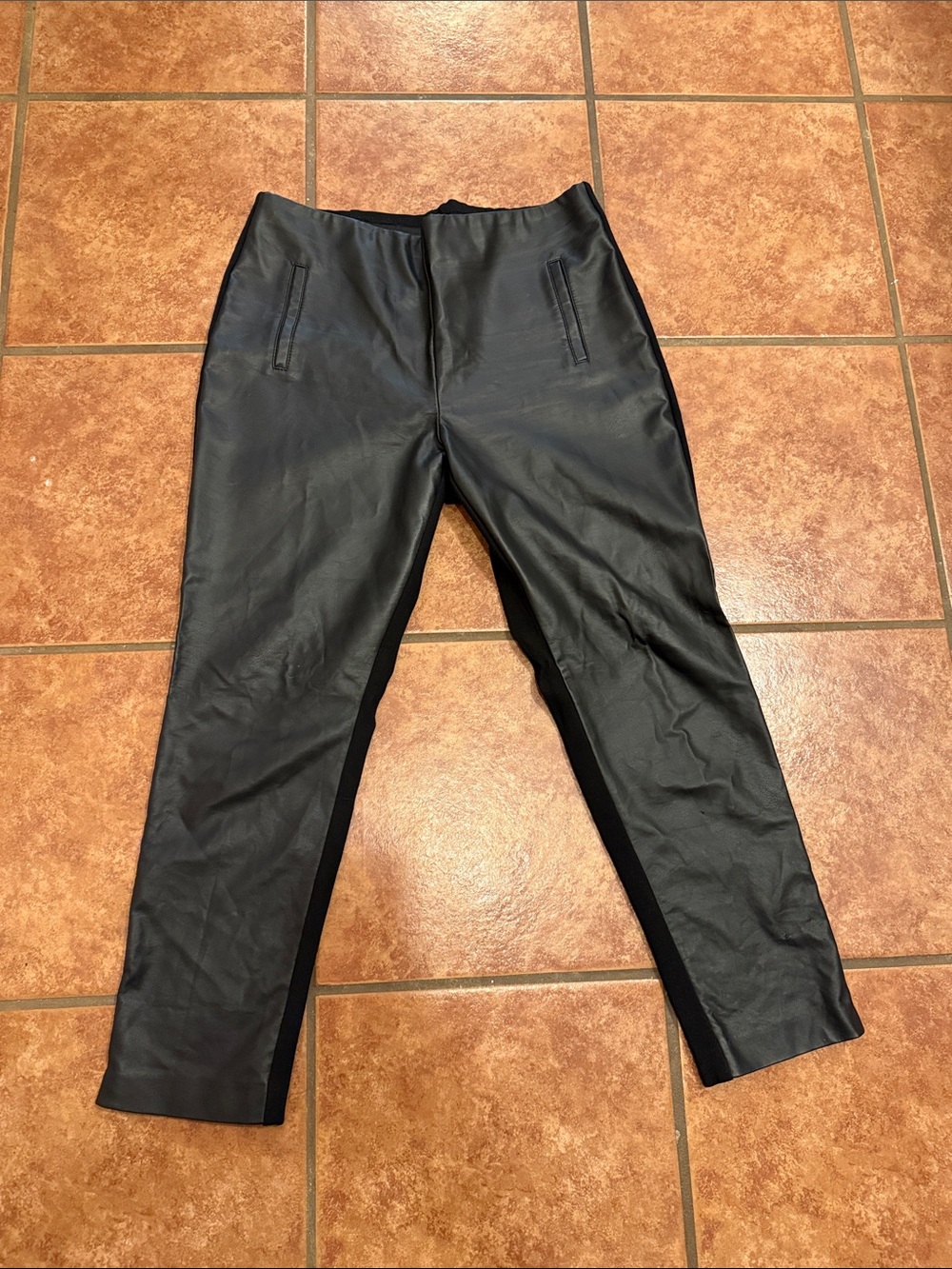 Chico's Black Leather Pants